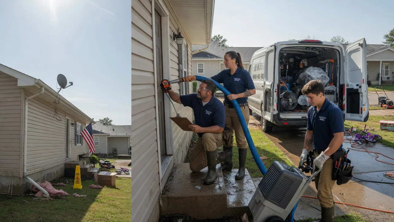 Ceiling Water Damage Restoration in Thompson, CT near me
